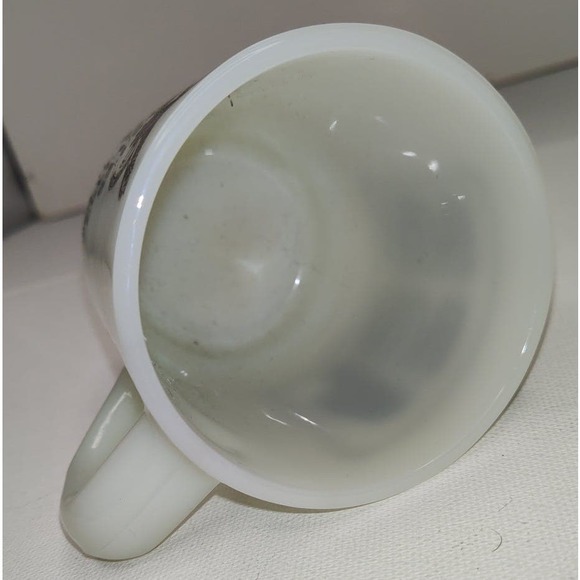Vintage Fire King F.O.E. 455 Milk Glass Cup Mug Fraternal Order of Eagles - Picture 3 of 4
